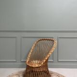 Rattan armchair for children