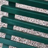 Garden bench with cast iron base