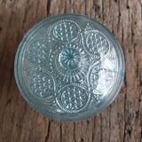 Celadon glass candy box