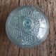 Celadon glass candy box