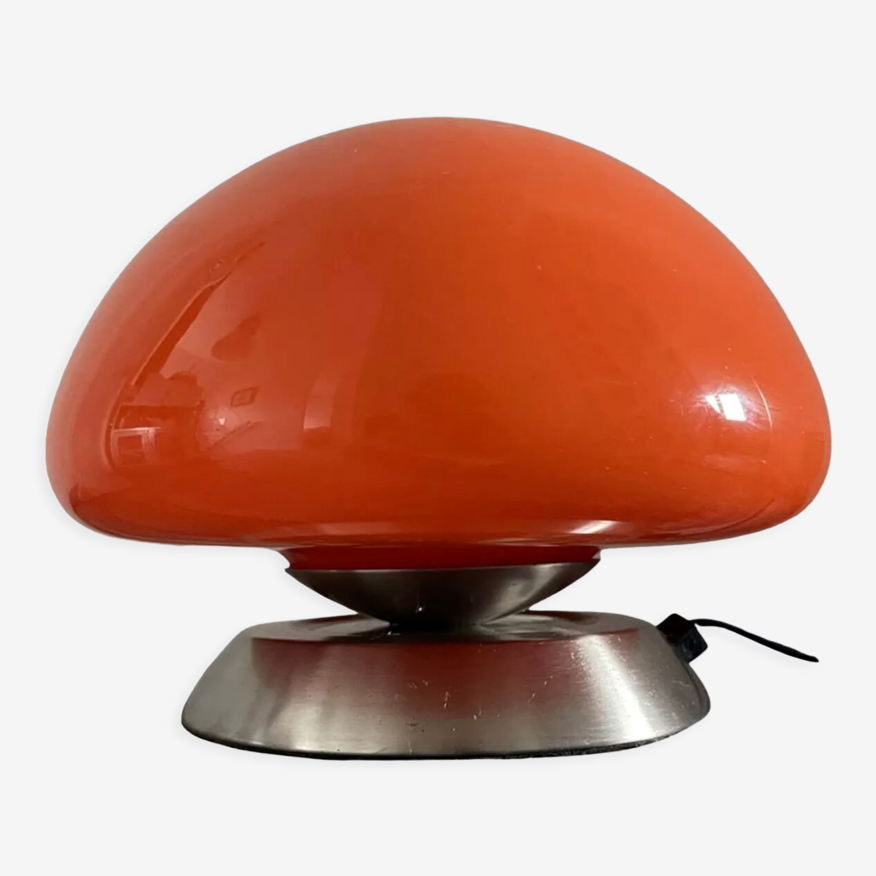 Lampe champignon orange tactile ovni touch | Selency