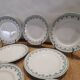 Set of 10 semi-hollow plates iron earth Moulin des loups "Georgette"