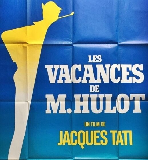 vintage poster 1970 holiday of M Hulot Jacques Tati 120x160 cm cinema