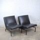 Pair of "Tempo" low chairs by Joseph André Motte for Steiner 1960s