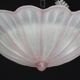 Precious Italian pink Murano glass ceiling fixture, Murano, 1970