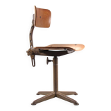 Friso Kramer style plywood atelier drawing table chair