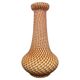 Victorian satin glass vase by Stevens and Williams, 1880s.