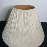 Antique pleated silk lampshade