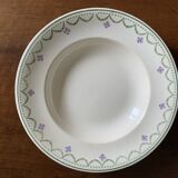 6 Longwy soup plates