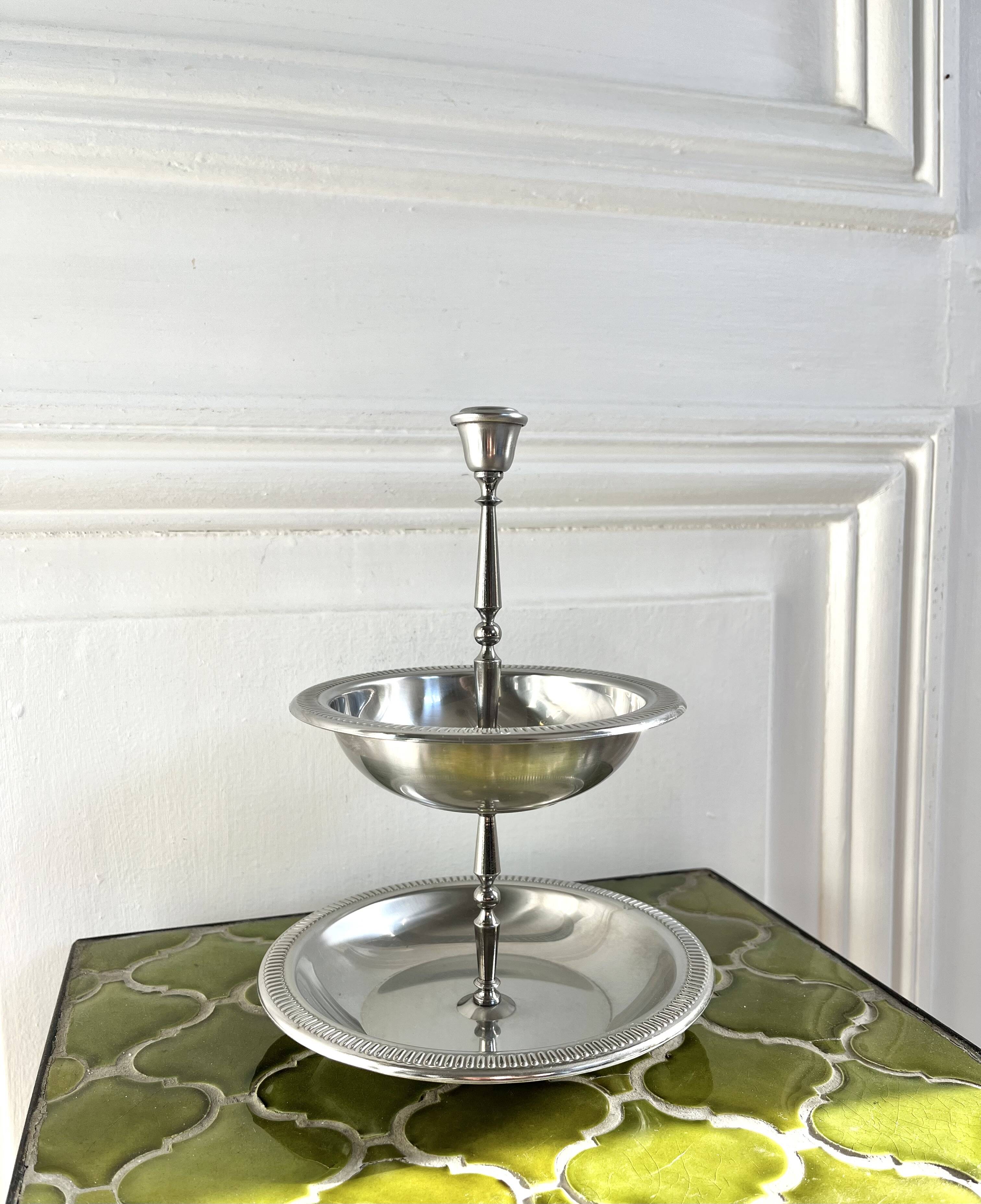 Two-tray display stand