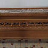 Vintage Rattan Baby Bed