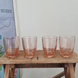 Set of 4 Rosaline water glasses