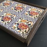 Gien earthenware tile tray