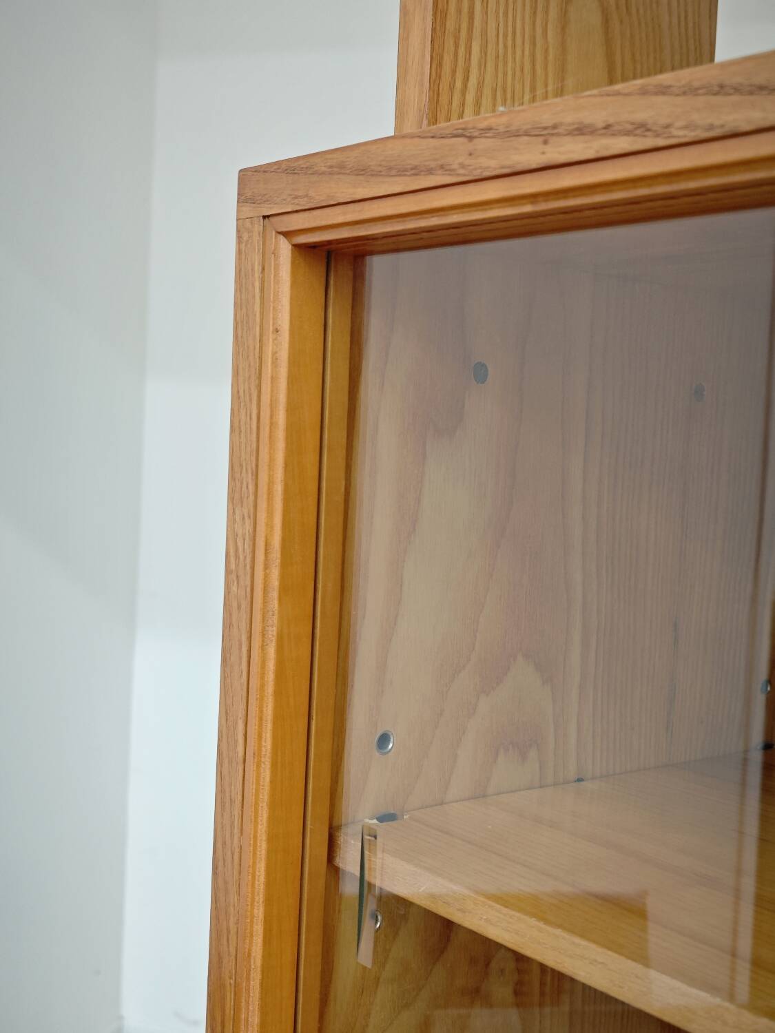 High sideboard, wooden display cabinet by Frantisek Jirak – 1960