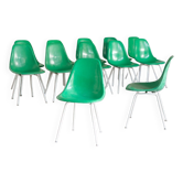 12 Vintage DSX Chairs Fiberglass Charles and Ray Eames / Herman Miller 1960'