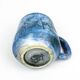Jacques Blin Mug – Blue glazed earthenware with incised decoration of fantastic animals