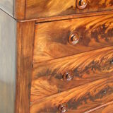 Louis Philippe chest of drawers in mahogany, late XIXth
