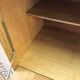 Furniture with wooden secretary and rattan