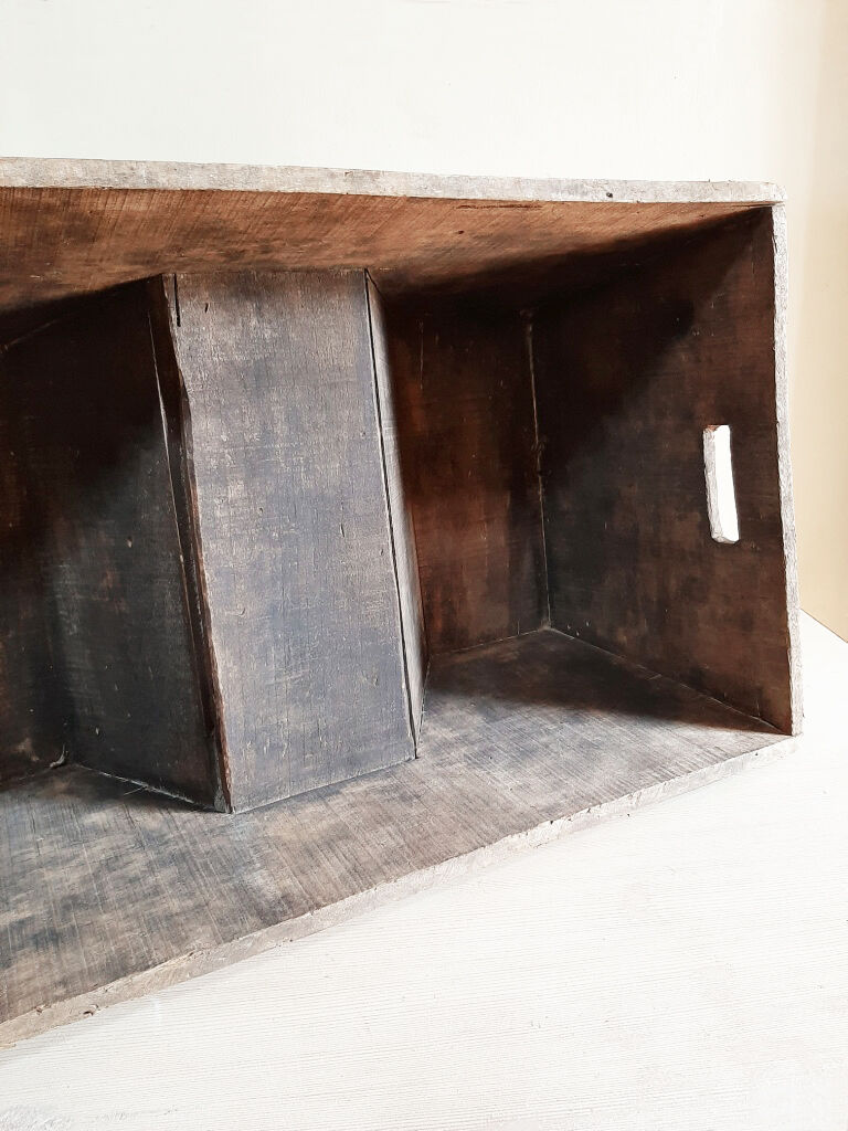 Old winemaker wooden case