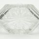 Matching pair of bohemian crystal decanters with art deco motifs