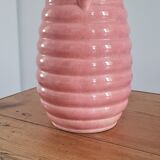 Glazed stoneware pitcher