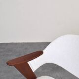 Fauteuil Norvégien en Teck modèle Blinken par Sigurd Resell pour Rastad & Relling