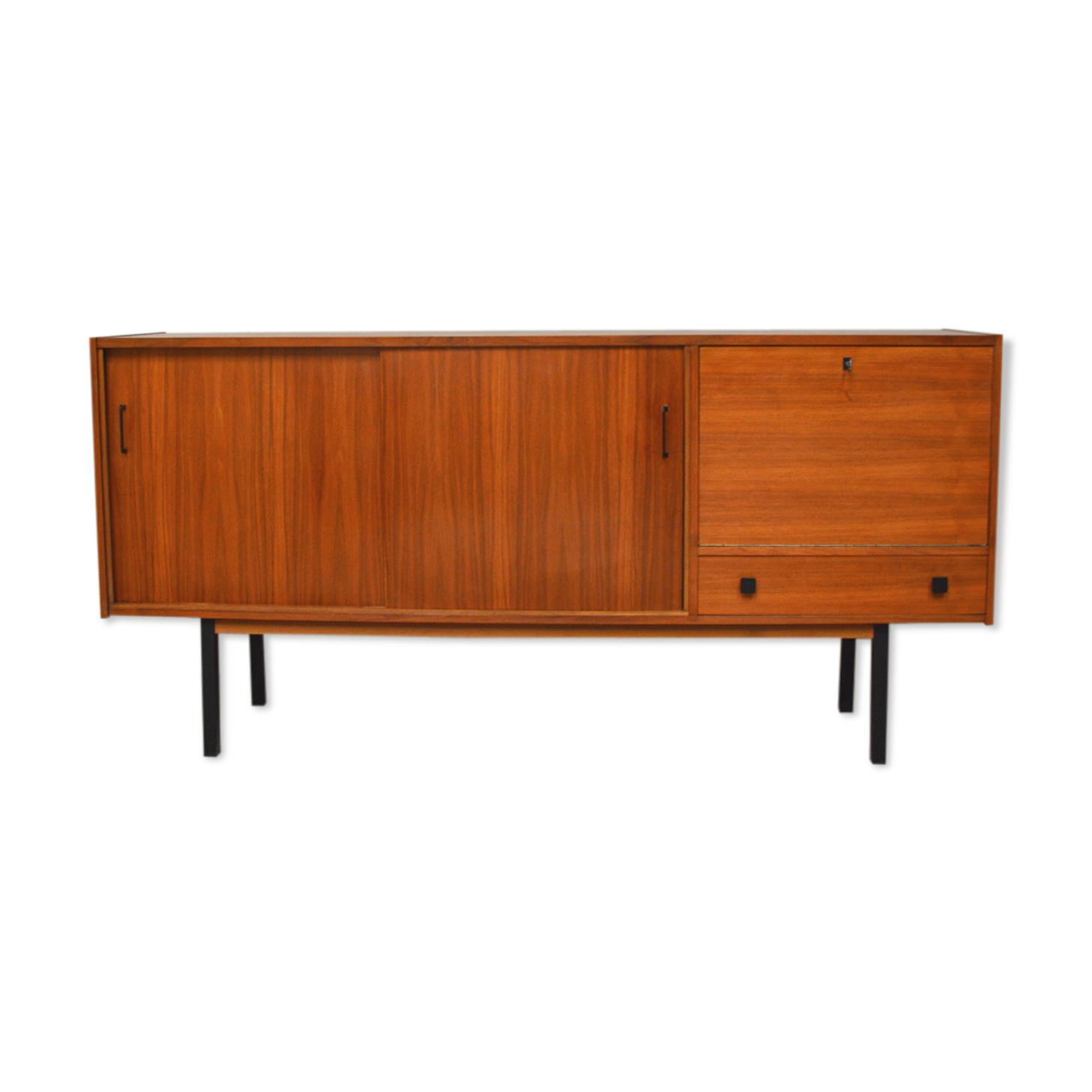 Sideboard 180cm with sliding doors, 1960