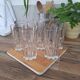 Italian aperitif or water glasses from the 1980s.