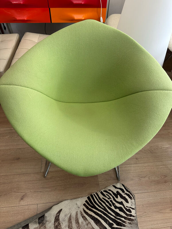 Fauteuil Diamond Harry Bertoïa édition Knoll contemporaine