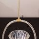 Ercole Barovier Art Deco Chandelier, "Bullicante" Glass Murano, 1940