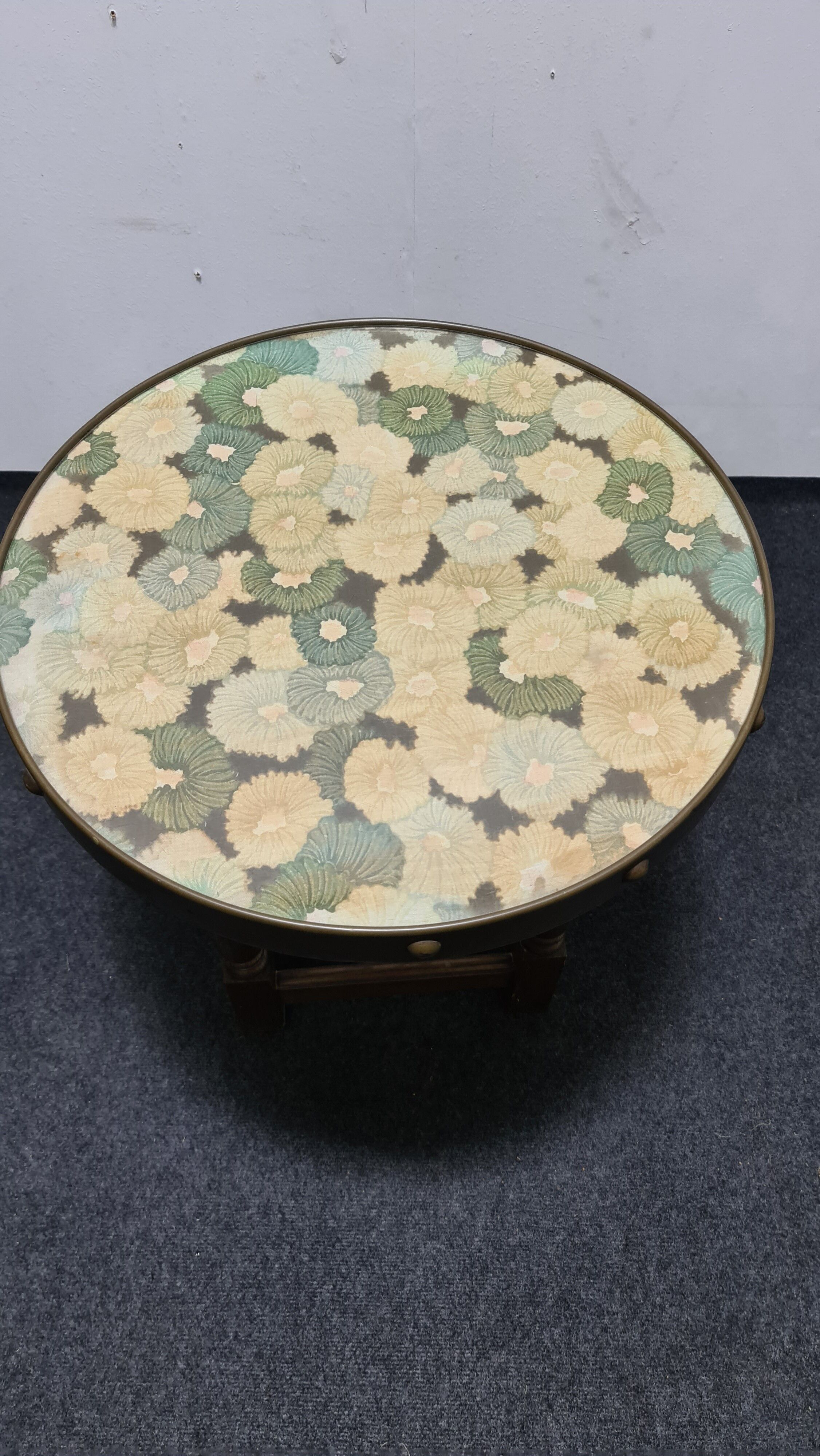 Vintage oak side table