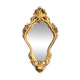 Vintage gold leaf resin wall mirror