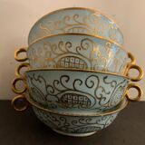 4 cups in fine Haviland porcelain