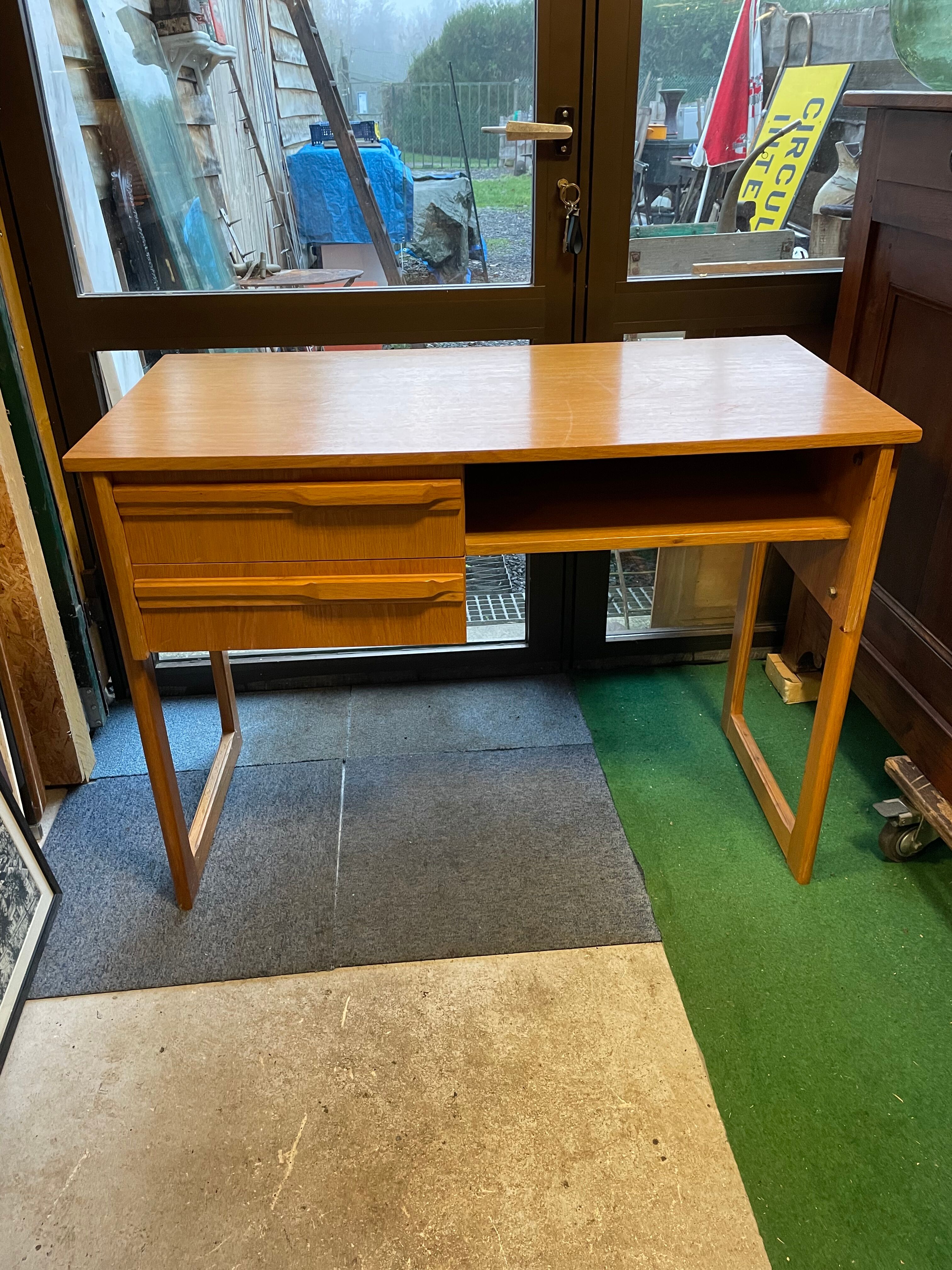 Vintage scandinavian design desk year 60