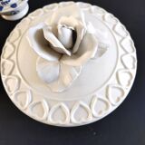 Set of three earthenware boxes