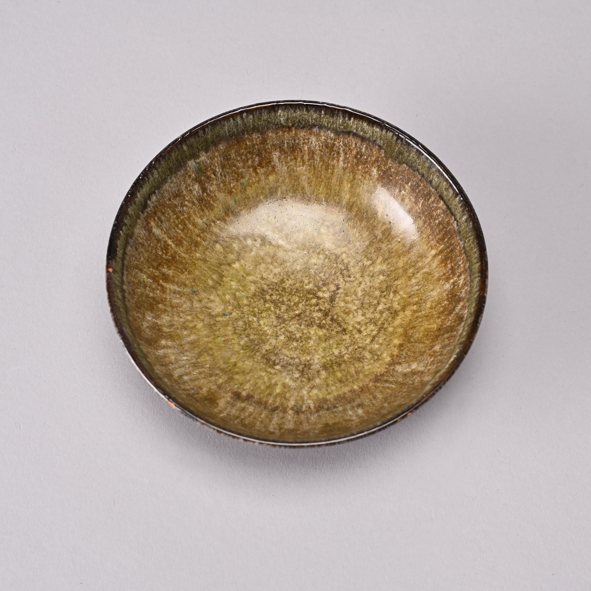 Glazed ceramic bowl, Swiss work, around 1950.