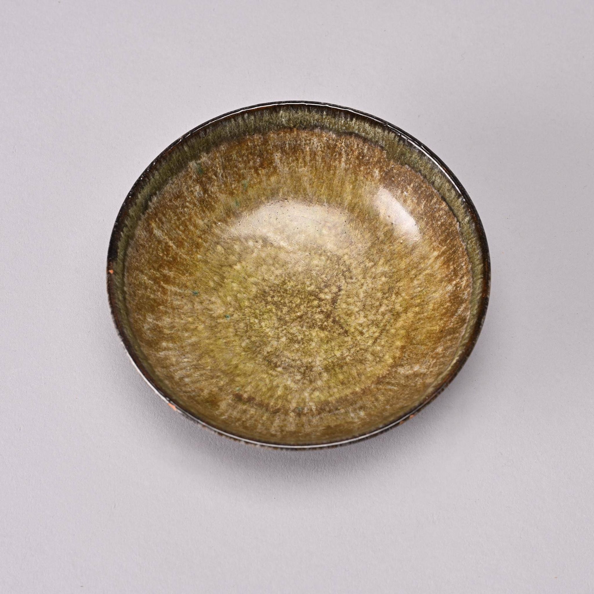 Glazed ceramic bowl, Swiss work, around 1950.