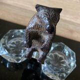 Salt and pepper little bear decoration