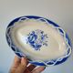 Deux raviers bleus "Odette" Digoin Sarreguemines