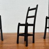 Vintage cast iron art sculptures, set of 3