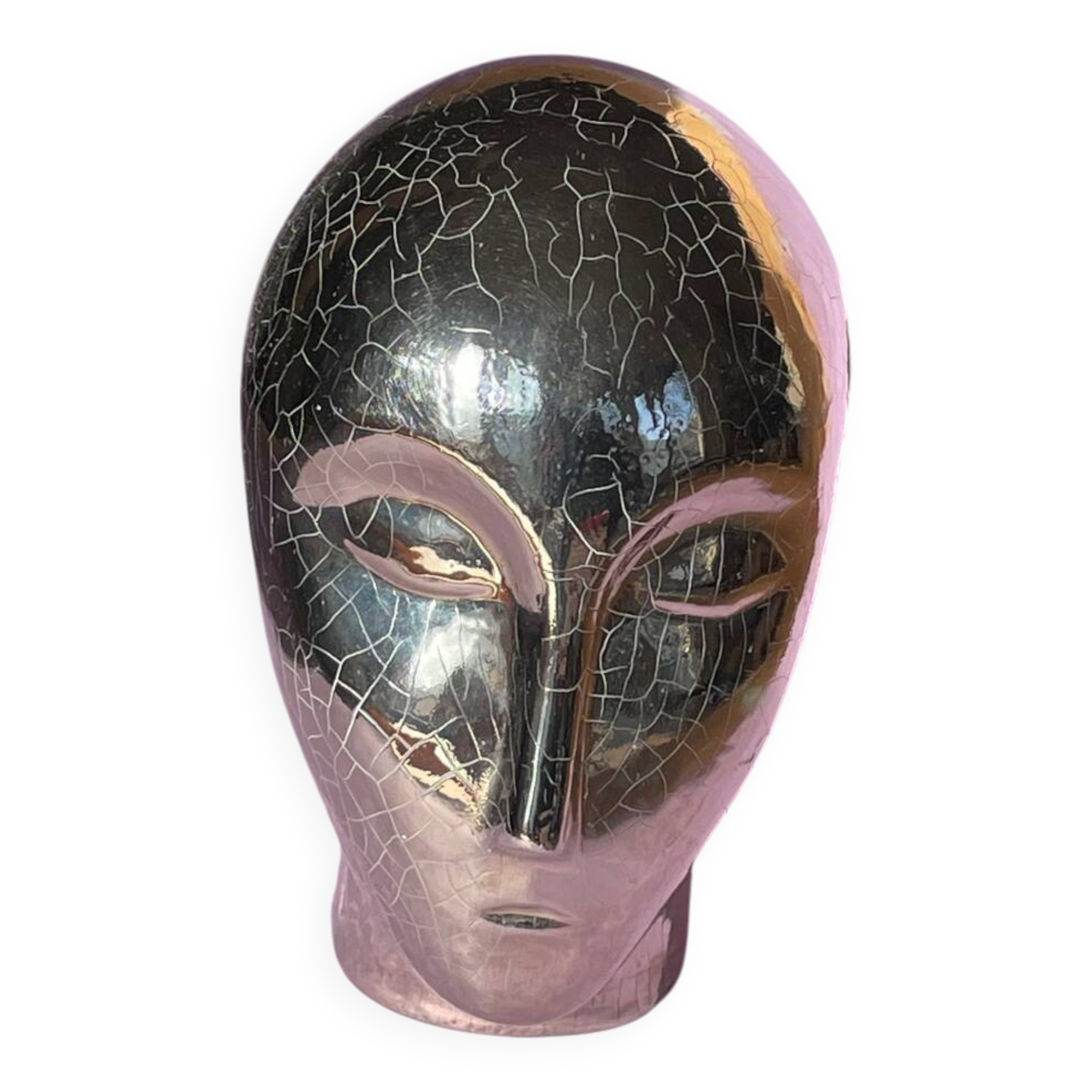 Ceramic head sculpture