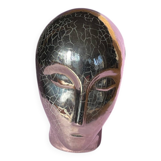 Sculpture tête céramique