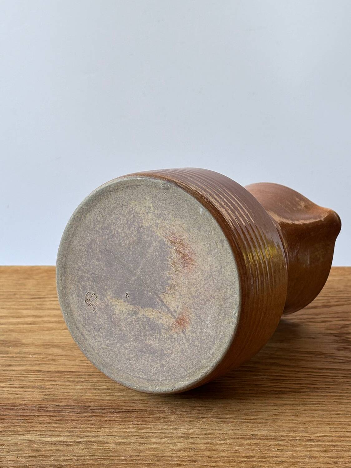 Vintage stoneware pitcher