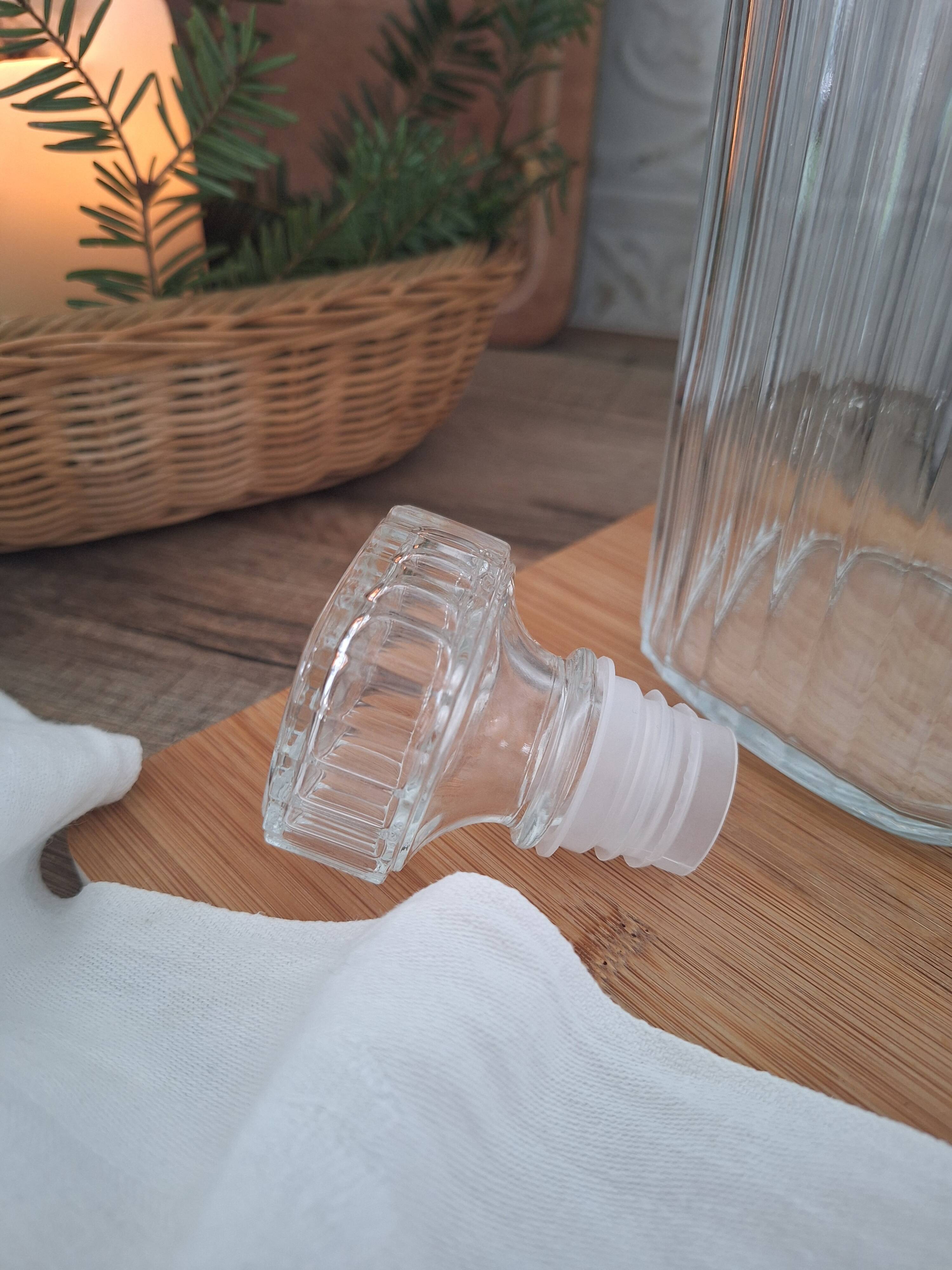 Carafe à whisky en verre striés Luminarc vintage