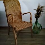Rattan armchair