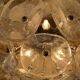 Murano floral wall lamp with chrome, Italy 1990s