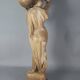 Sculpture céramique Femme et cruche ceinture opale Goldscheider vers 1900, 60 cm C155