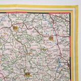 Map Shell Auvergne Cévennes 1959