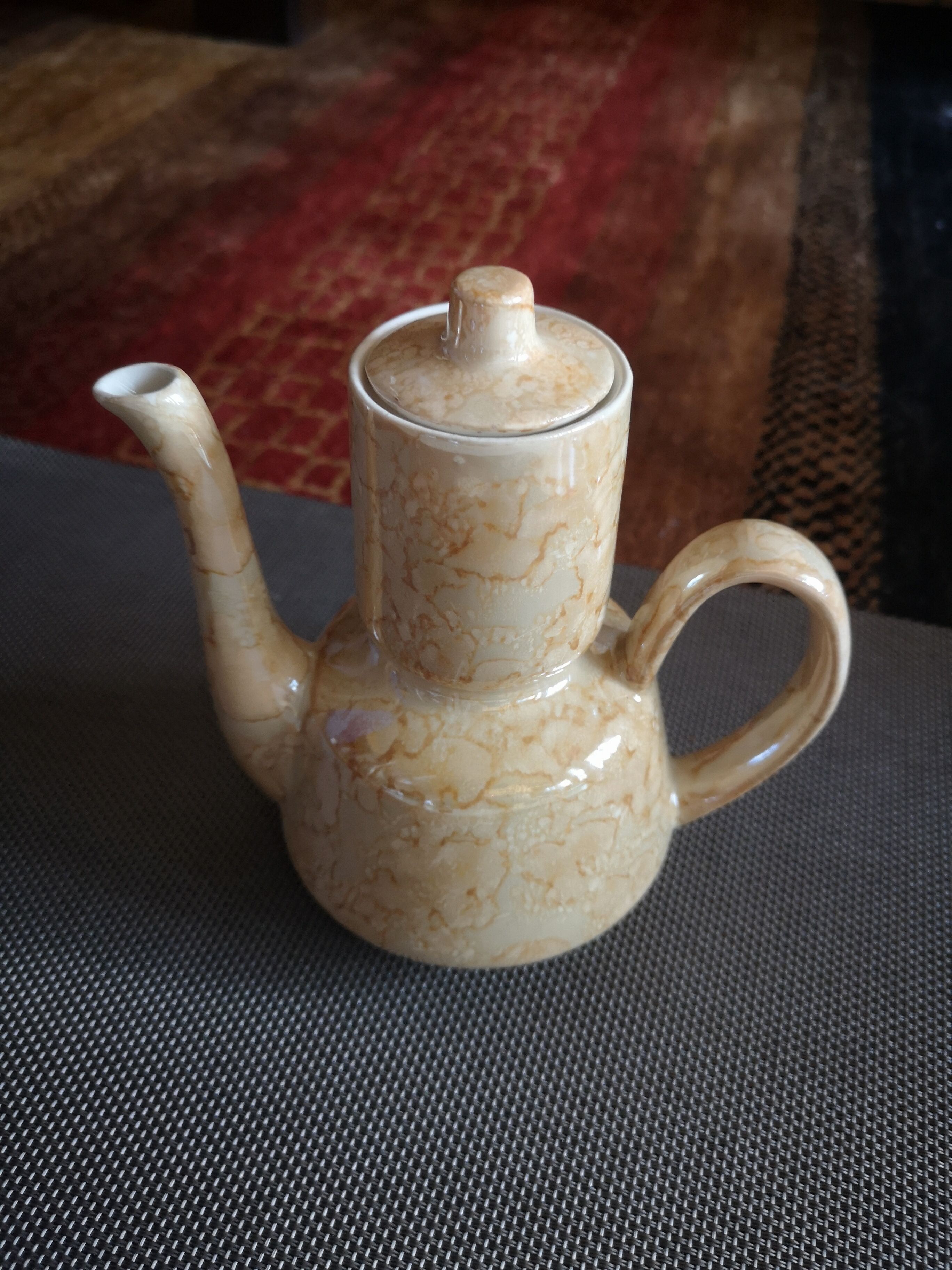 Russian earthenware teapot 60/70s
