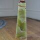 Green onyx obelisk (21cm), decorative piece